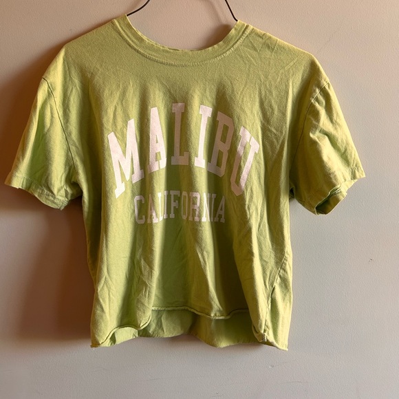Green Malibu California T-Shirt - Picture 1 of 3
